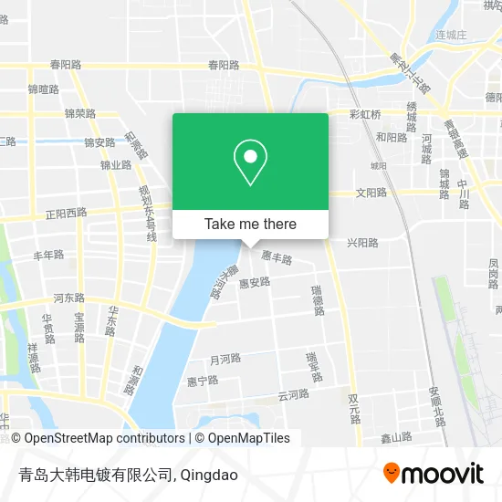 青岛大韩电镀有限公司 map