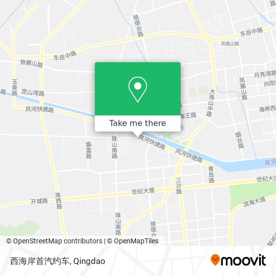 西海岸首汽约车 map