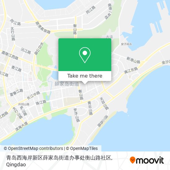 青岛西海岸新区薛家岛街道办事处衡山路社区 map