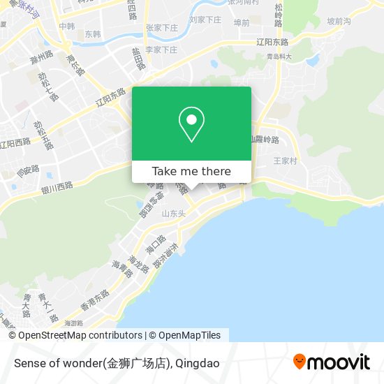 Sense of wonder(金狮广场店) map