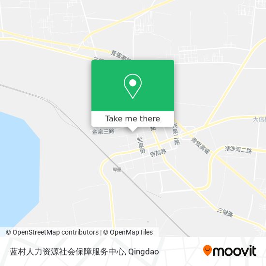 蓝村人力资源社会保障服务中心 map