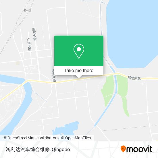 鸿利达汽车综合维修 map
