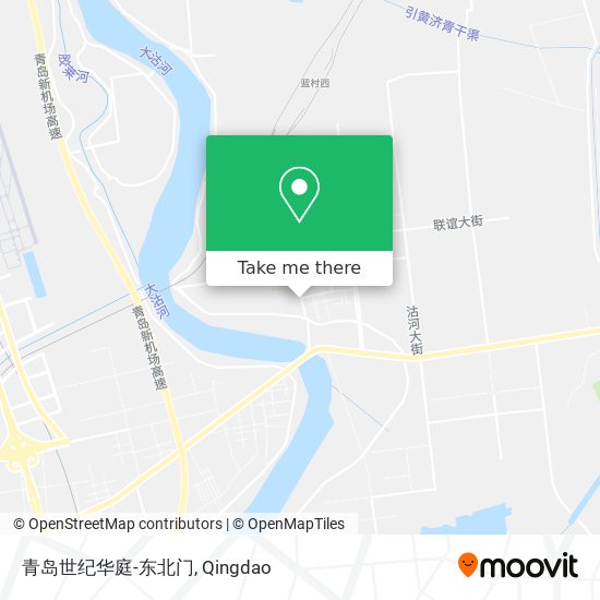 青岛世纪华庭-东北门 map