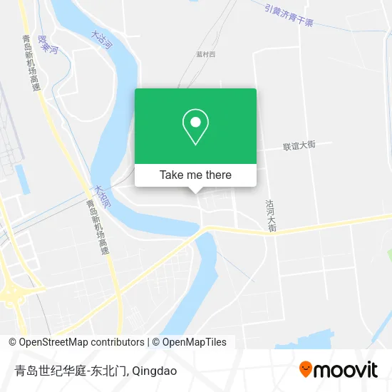 青岛世纪华庭-东北门 map