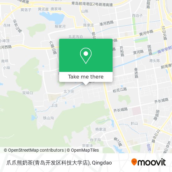 爪爪熊奶茶(青岛开发区科技大学店) map