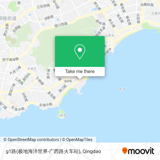g1路(极地海洋世界-广西路火车站) map