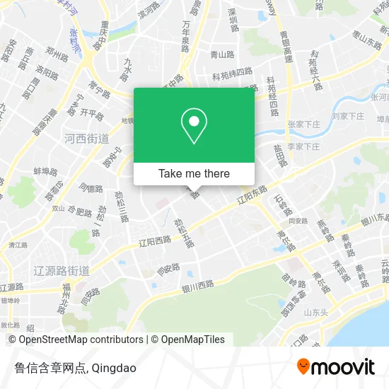 鲁信含章网点 map