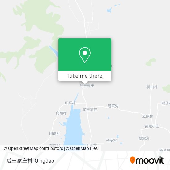 后王家庄村 map