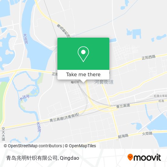 青岛兆明针织有限公司 map