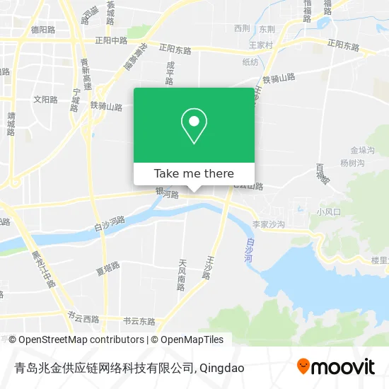 青岛兆金供应链网络科技有限公司 map