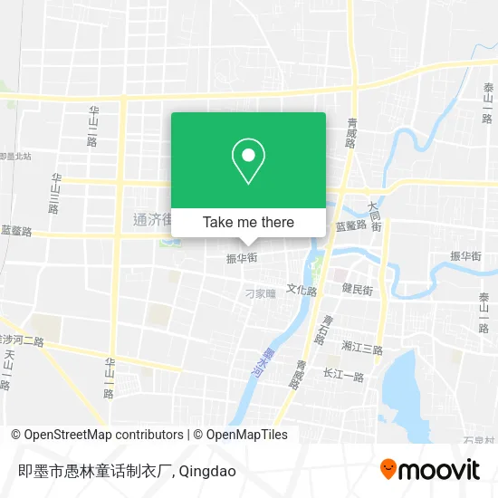 即墨市愚林童话制衣厂 map
