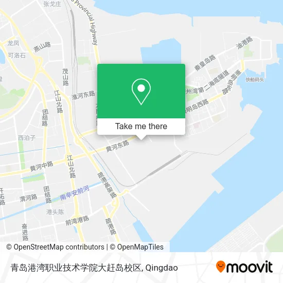 青岛港湾职业技术学院大赶岛校区 map