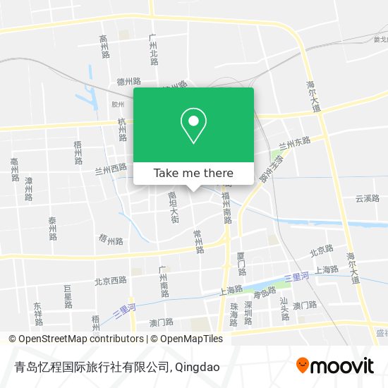 青岛忆程国际旅行社有限公司 map