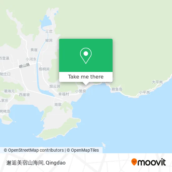 邂逅美宿山海间 map