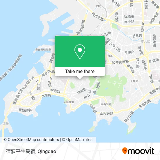 宿寐平生民宿 map
