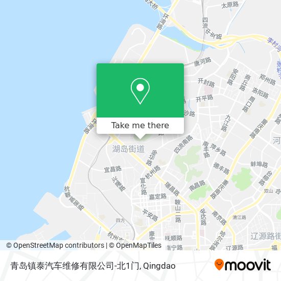 青岛镇泰汽车维修有限公司-北1门 map