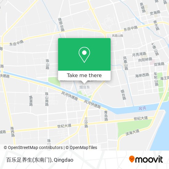 百乐足养生(东南门) map