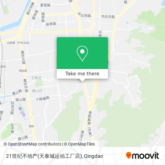 21世纪不动产(天泰城运动工厂店) map