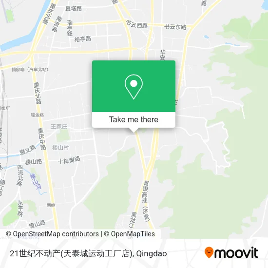 21世纪不动产(天泰城运动工厂店) map