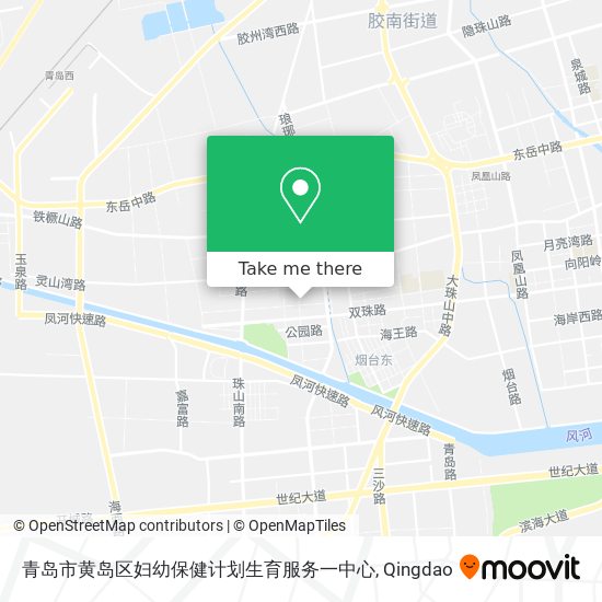 青岛市黄岛区妇幼保健计划生育服务一中心 map