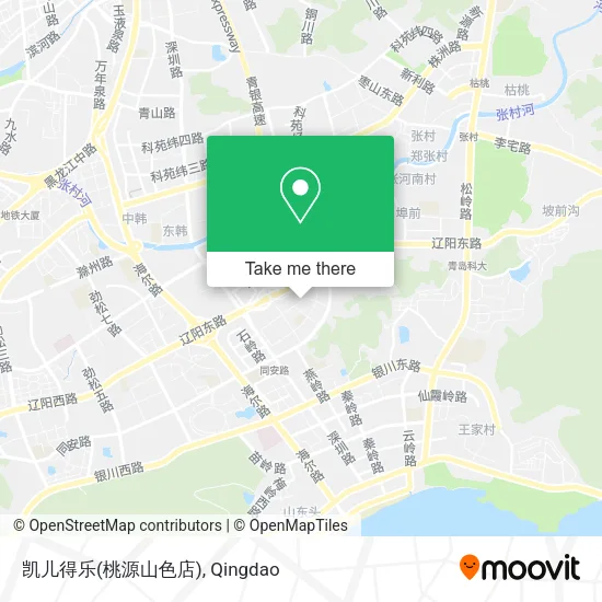 凯儿得乐(桃源山色店) map