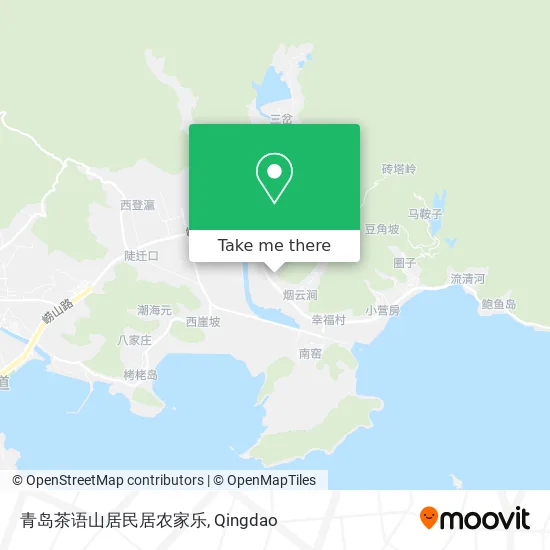 青岛茶语山居民居农家乐 map