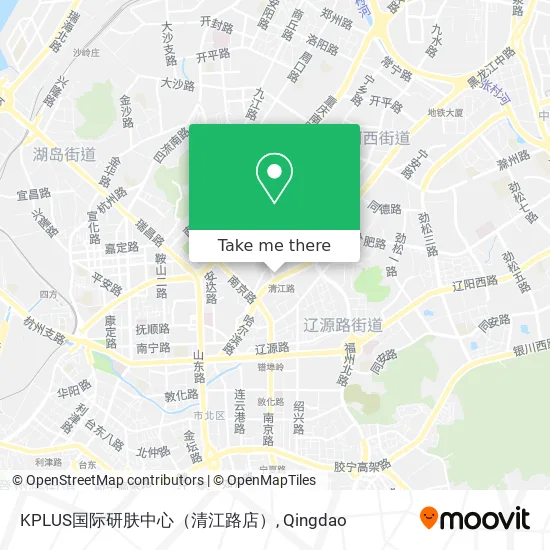 KPLUS国际研肤中心（清江路店） map