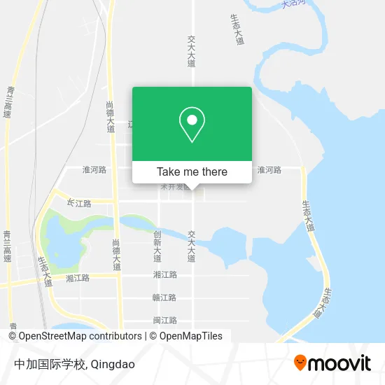 中加国际学校 map