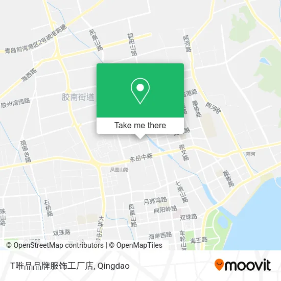 T唯品品牌服饰工厂店 map