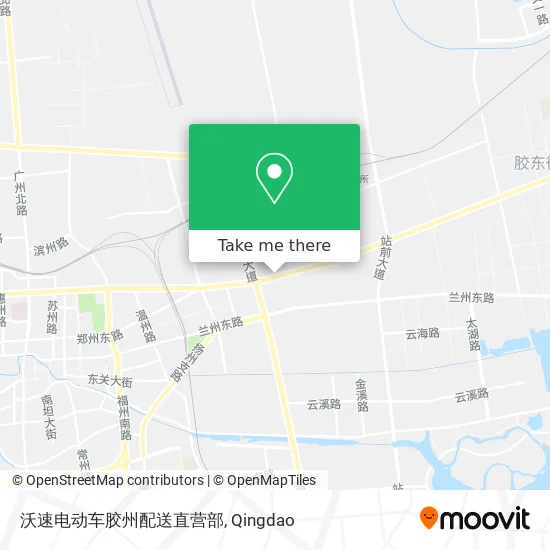沃速电动车胶州配送直营部 map