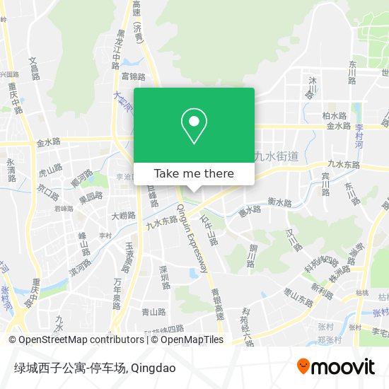 绿城西子公寓-停车场 map