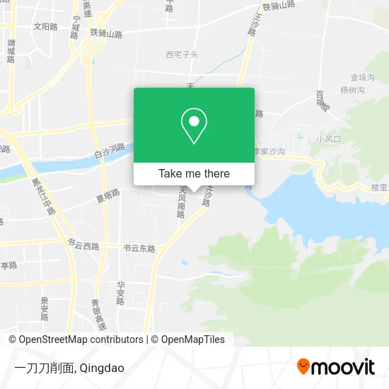 一刀刀削面 map