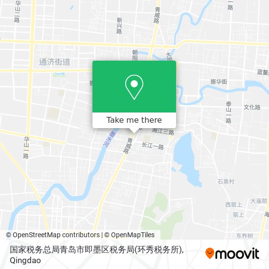 国家税务总局青岛市即墨区税务局(环秀税务所) map