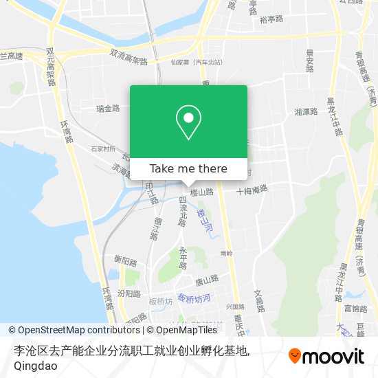 李沧区去产能企业分流职工就业创业孵化基地 map