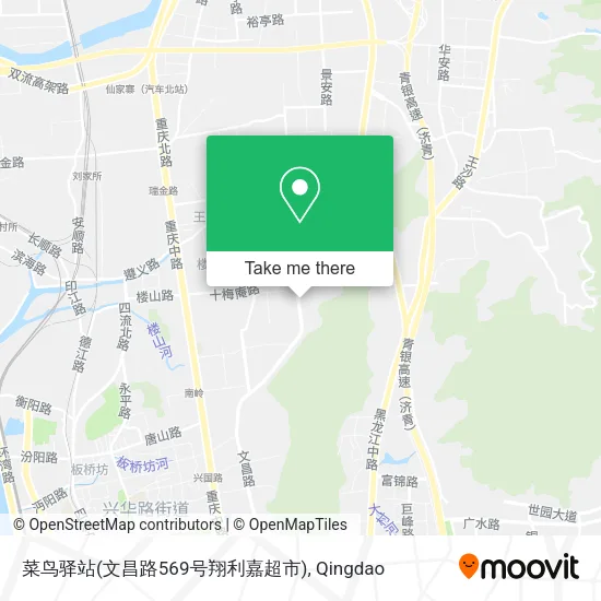 菜鸟驿站(文昌路569号翔利嘉超市) map