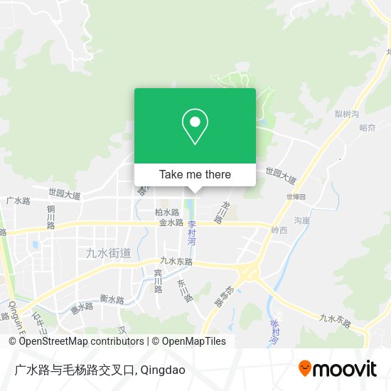 广水路与毛杨路交叉口 map