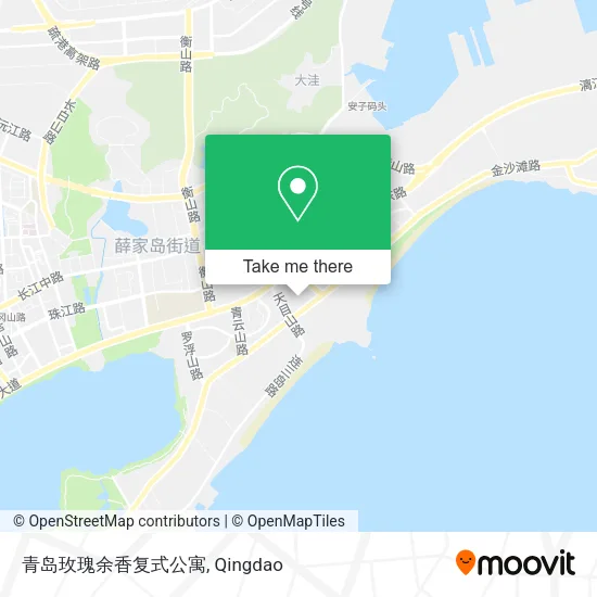 青岛玫瑰余香复式公寓 map