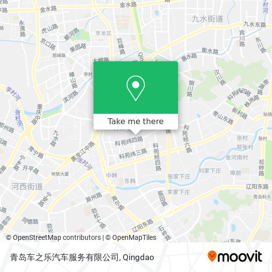 青岛车之乐汽车服务有限公司 map