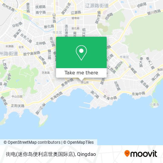 街电(迷你岛便利店世奥国际店) map