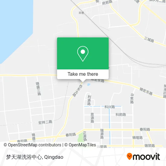 梦天湖洗浴中心 map