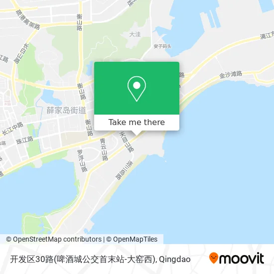 开发区30路(啤酒城公交首末站-大窑西) map