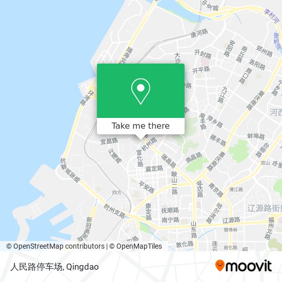 人民路停车场 map