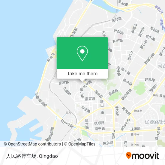 人民路停车场 map