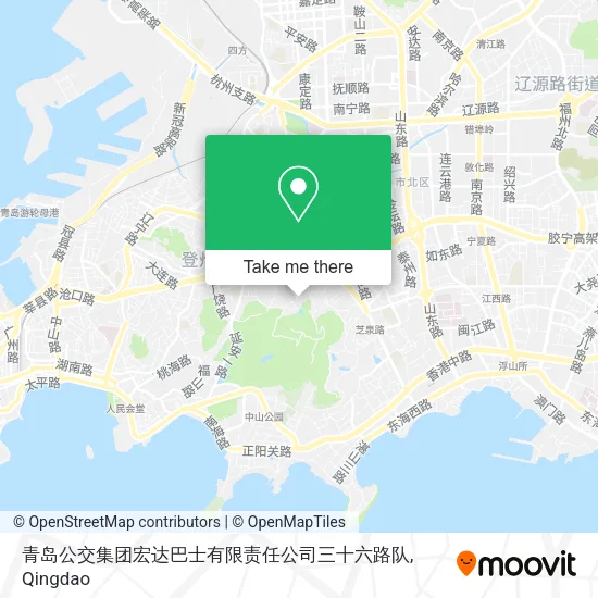 青岛公交集团宏达巴士有限责任公司三十六路队 map