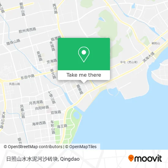 日照山水水泥河沙砖块 map