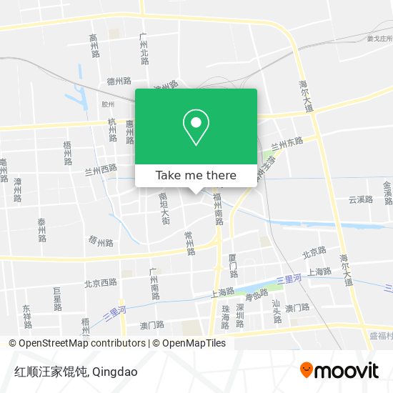 红顺汪家馄饨 map