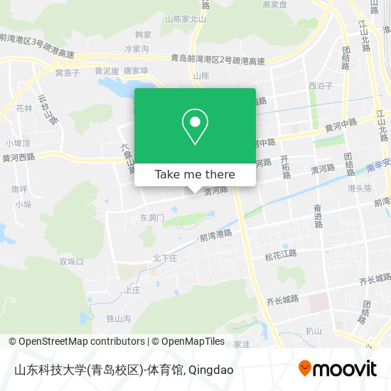 山东科技大学(青岛校区)-体育馆 map