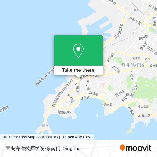 青岛海洋技师学院-东南门 map