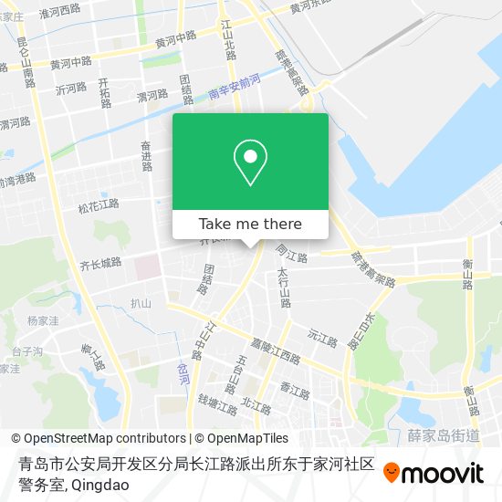 青岛市公安局开发区分局长江路派出所东于家河社区警务室 map