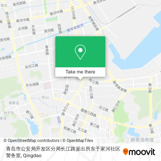 青岛市公安局开发区分局长江路派出所东于家河社区警务室 map